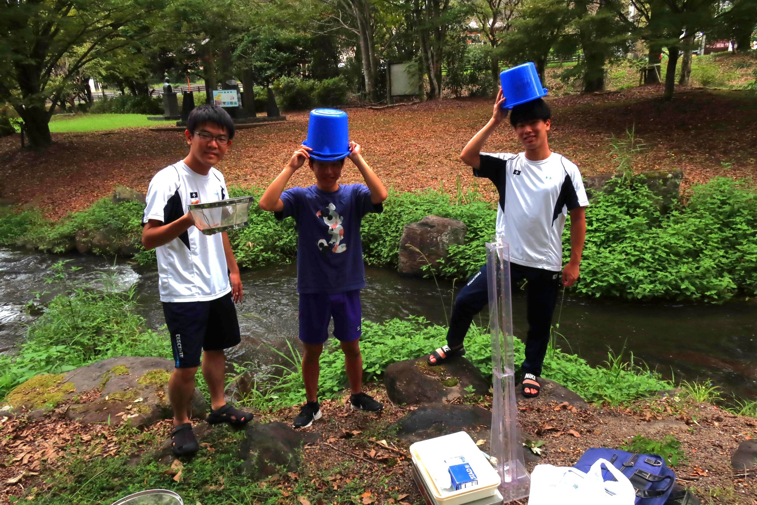 竹田市の河川の水質調査