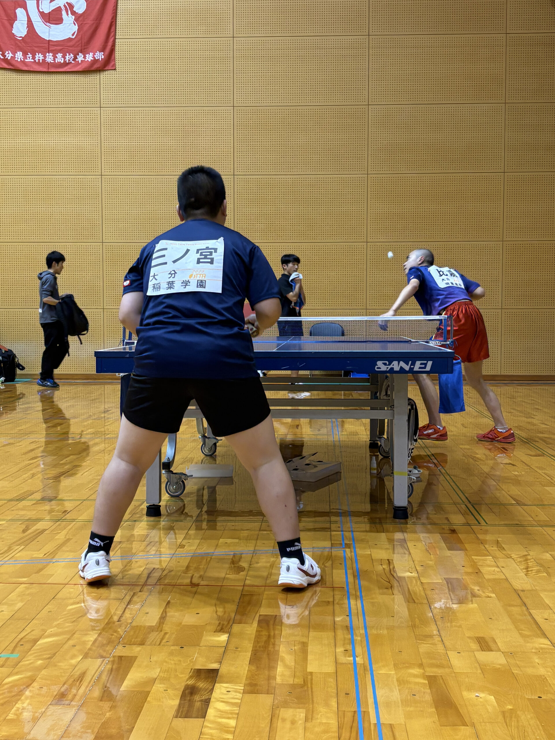 卓球部が県新人大会に出場