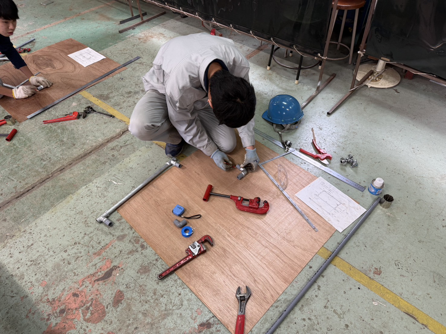 【実習】建築配管資格検定　実技講習が行われました！