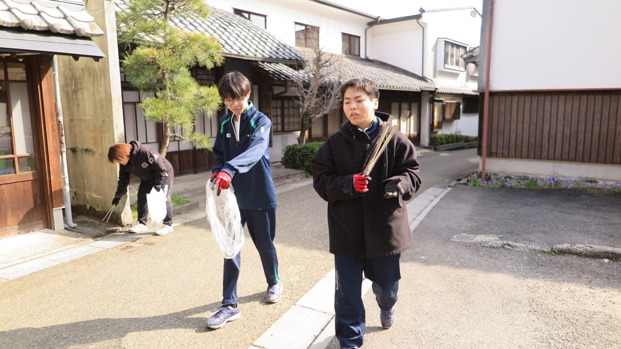 市内清掃・生徒会行事